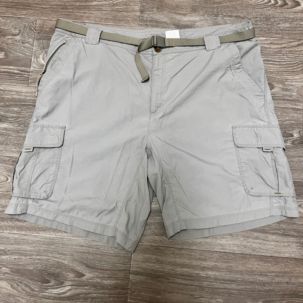 Columbia Titanium‎ Cargo Shorts Hiking Outdoor Belted XXL 0147